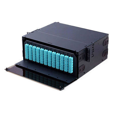 4U LGX Chassis 288 Core Fiber Optic Distribution Panel 12 Port SC 24 Port LC