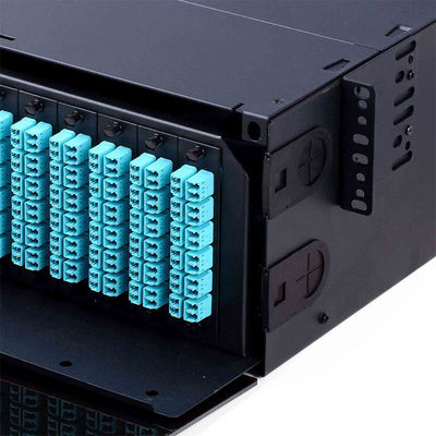 4U LGX Chassis 288 Core Fiber Optic Distribution Panel 12 Port SC 24 Port LC